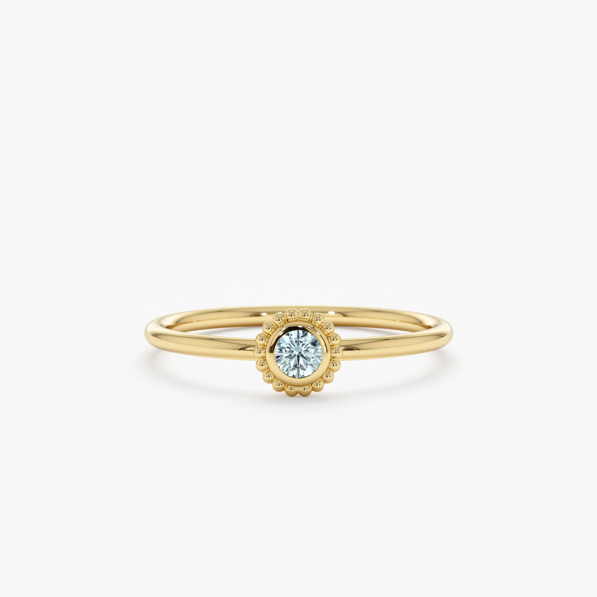 Aquamarine Art Deco Ring, Winnie