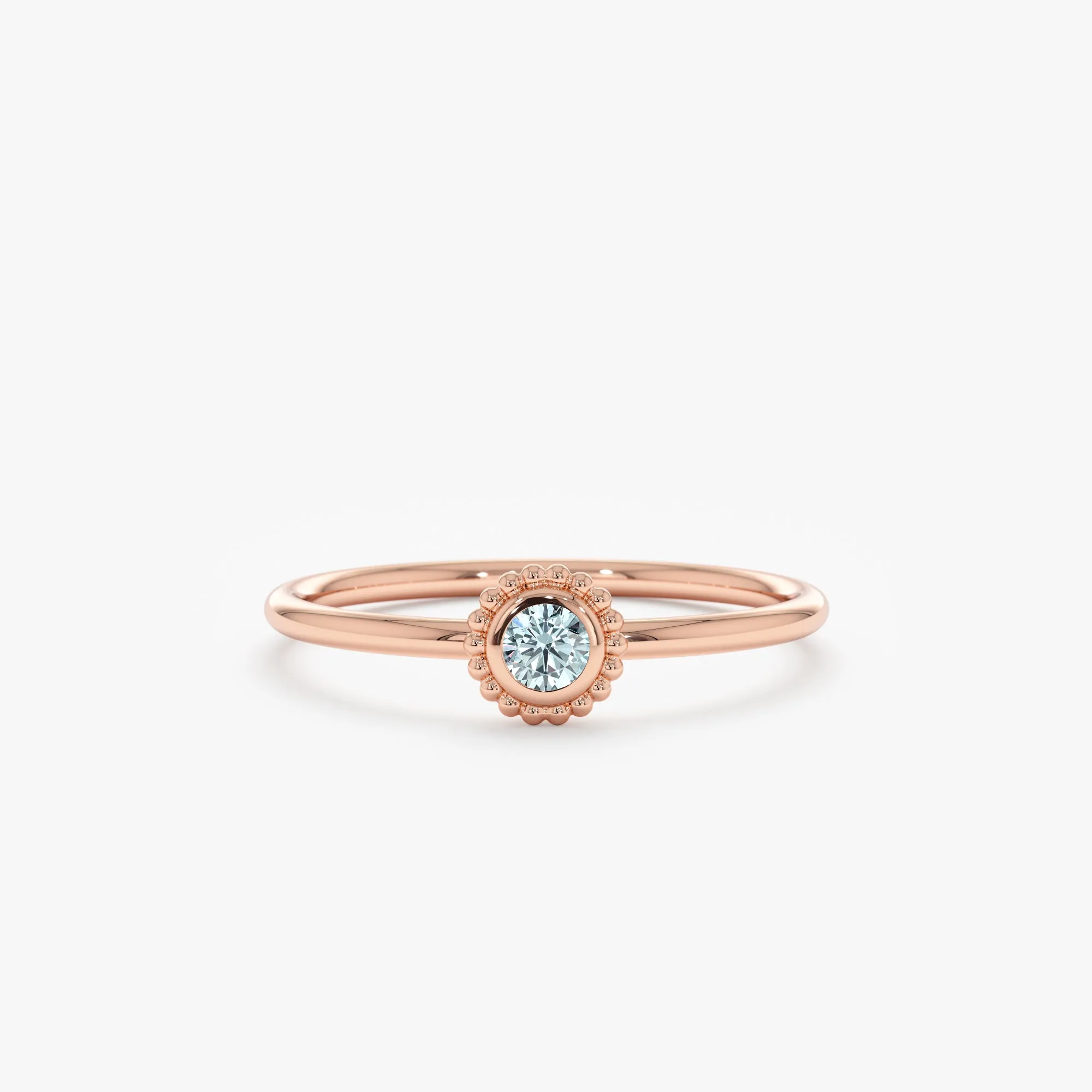 Aquamarine Art Deco Ring, Winnie