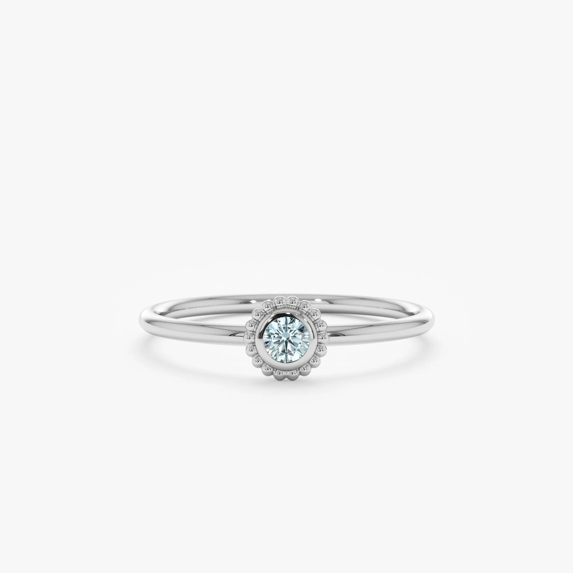 Aquamarine Art Deco Ring, Winnie