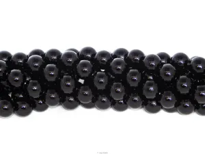 Black Onyx | Round Beads | 8mm | A Grade