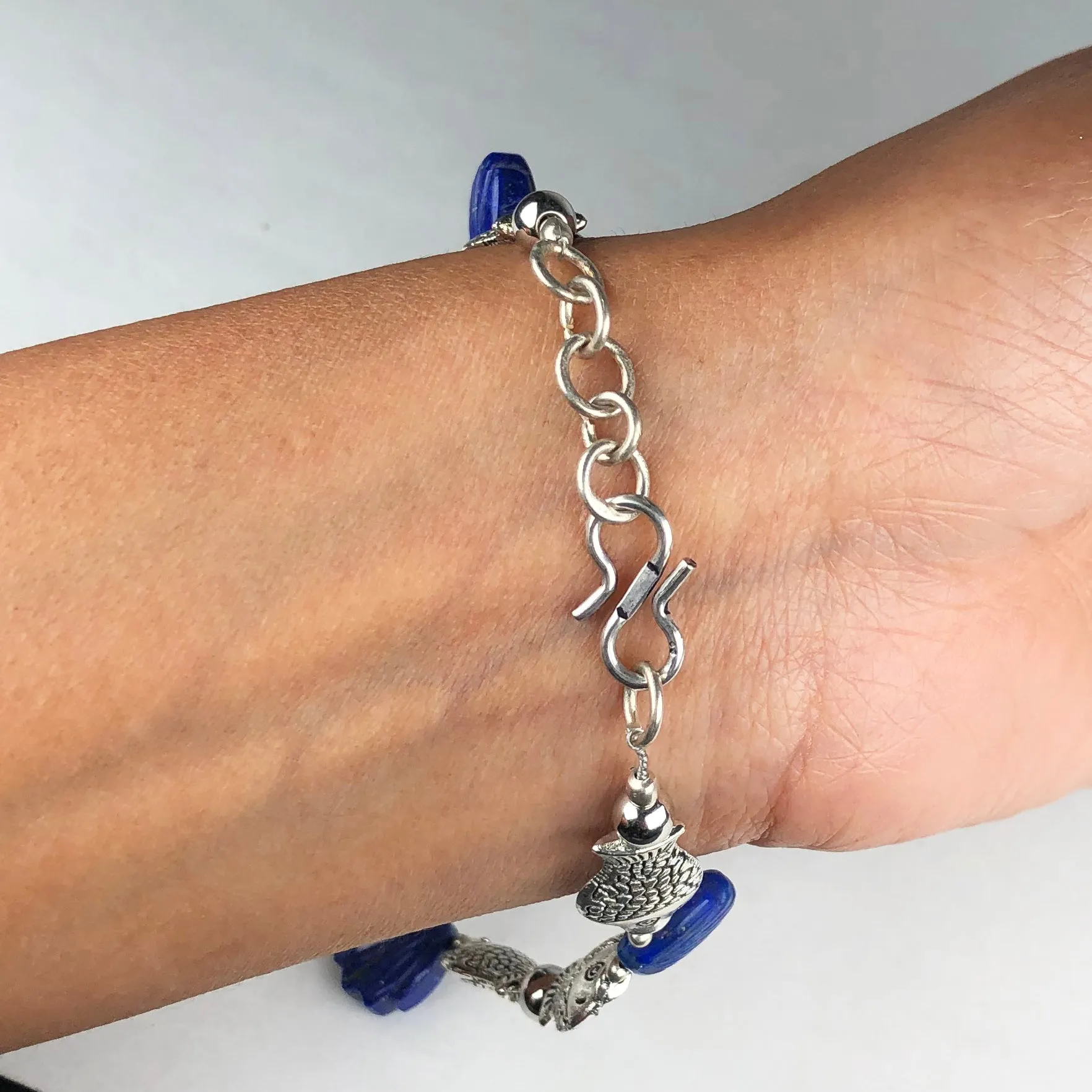 Blue Lapis Lazuli Bracelet Healing