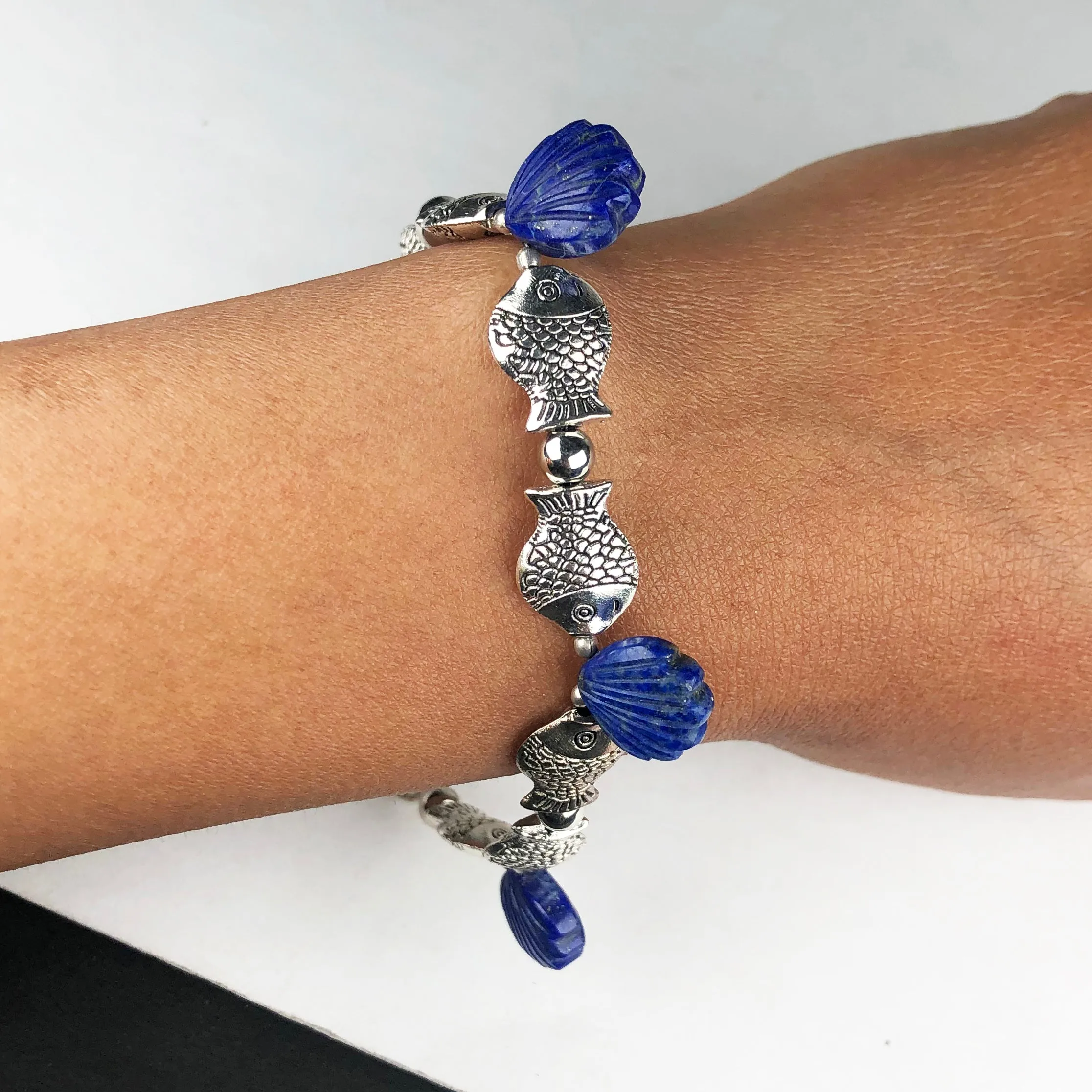 Blue Lapis Lazuli Bracelet Healing