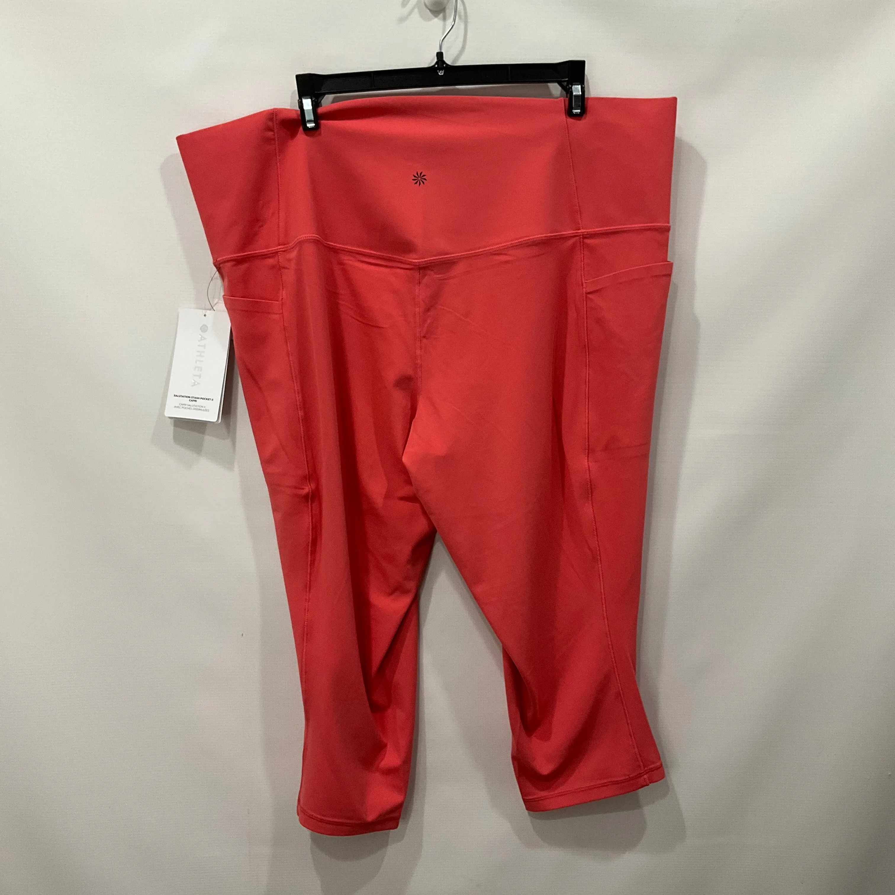 Coral Athletic Capris Athleta, Size 3x