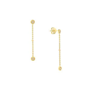 Diamond Drop Earrings