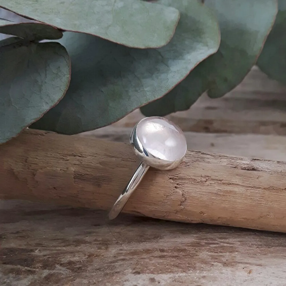 Grace Rose Quartz Ring