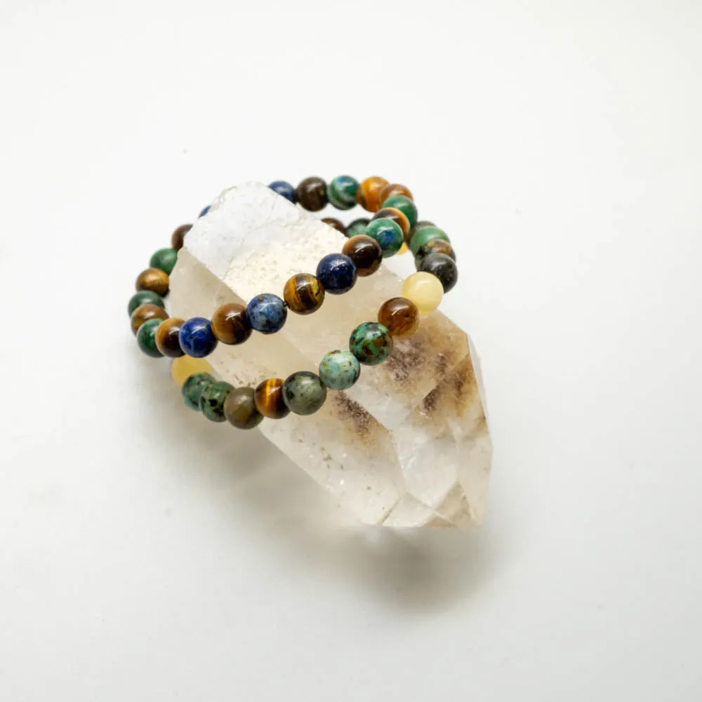 Lapis Lazuli, Chrysocolla   Tiger's Eye | Children’s Bracelet
