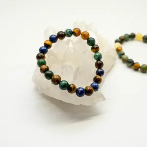 Lapis Lazuli, Chrysocolla   Tiger's Eye | Children’s Bracelet