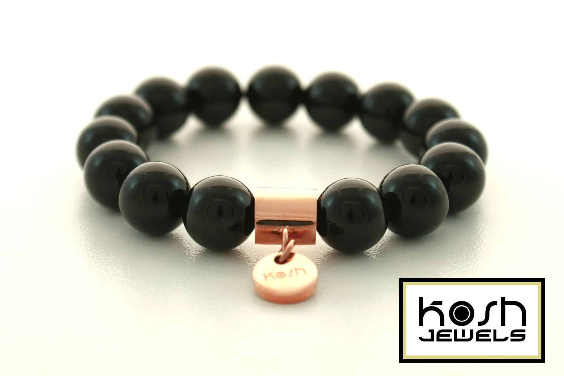 ONYX SIGNATURE BEADED BRACELET