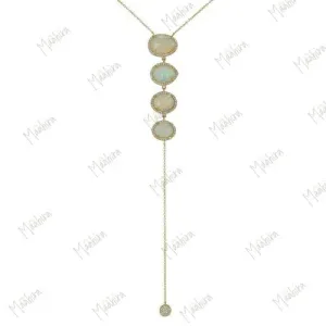 Opal String Necklace