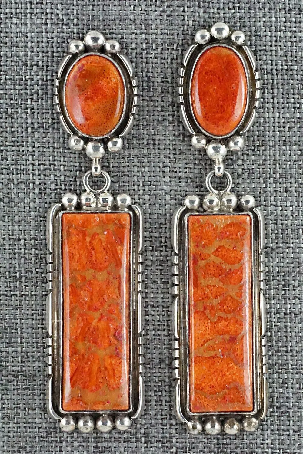 Sponge Coral & Sterling Silver Necklace Set - Oliver Smith