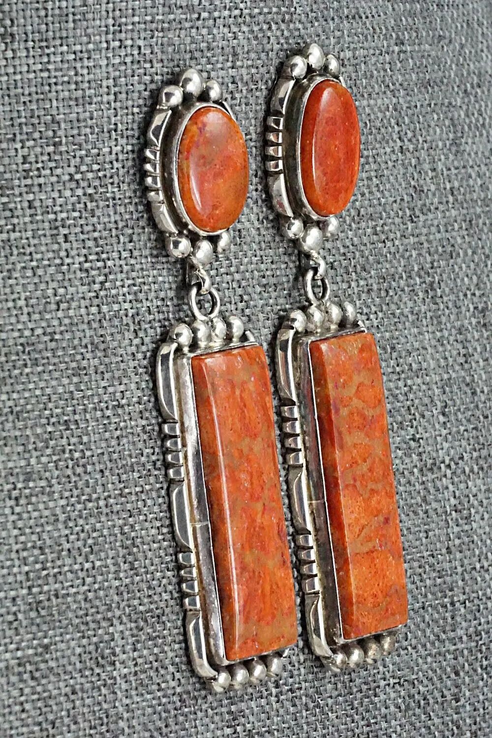 Sponge Coral & Sterling Silver Necklace Set - Oliver Smith