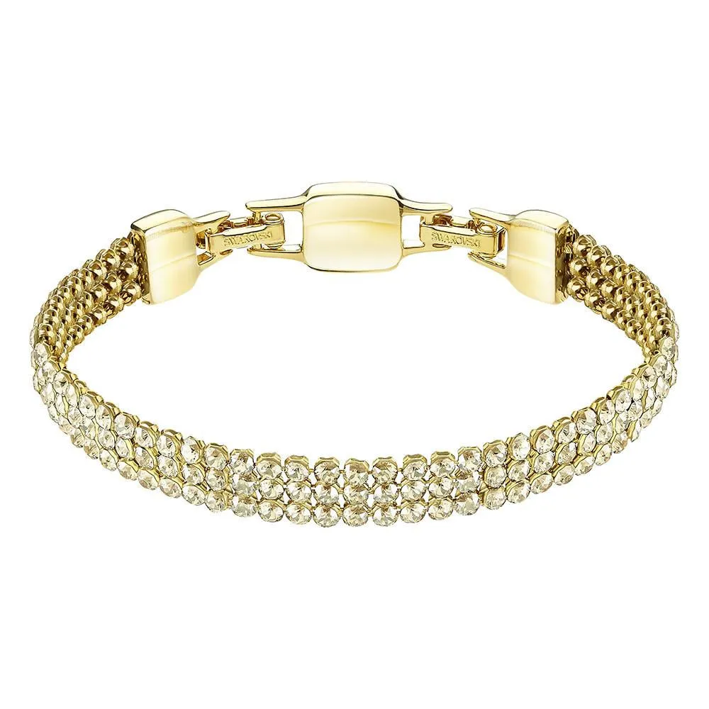 Swarovski Clim Bracelet Gold Tone
