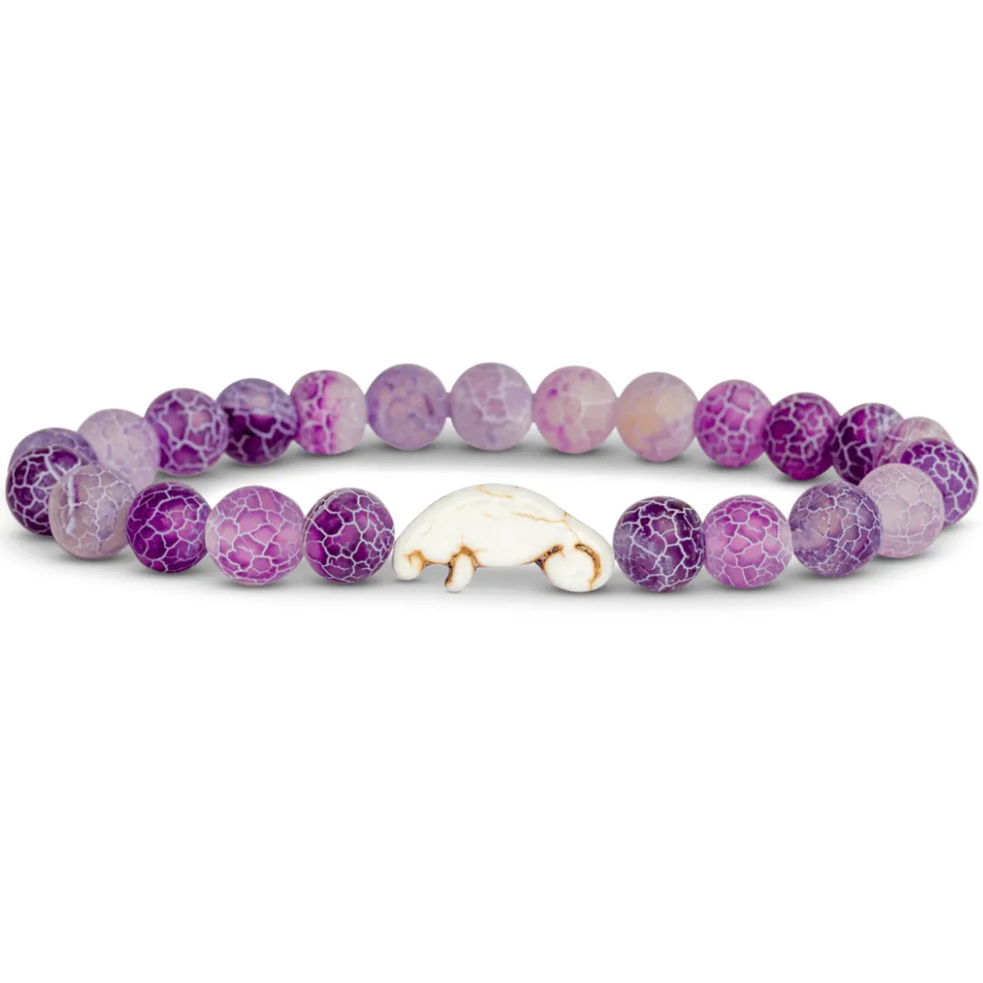 XXBRACELET MANATEE DRIFT CORAL VIOLET
